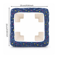 Padded Needle-Frame Cover with Corner Protectors Velvety Hoop Guard Thick Craft Accessory Soft for Embroiderers