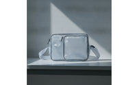 Clear Crossbody Bag with Front Pocket Compact PVC Bag with Front Pocket Clear Purse Handshands-Free Long-Lasting for Workers