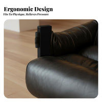 Stylish Designer visual and design U-Shaped Armchair Retro Inspired Adjustable rearrest Chaise Lounge sturdy Frame Living Room Seating Ergonomic Design for Homeowners, Adults, Readers, perusing reading area, Bedroom, Apartment, Office