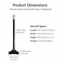 Brass Misting Nozzle Tee, Adjustable Direction, Quick Connect, for Outdoor Cooling System, Garden Watering, Humidification