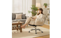 Adjustable Reclining Office Chair Ergonomic Computer Chair High-Back Washable for Professionals