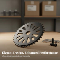 Cycle Chainring Lightweight Design Bike Crankset Plate Dragon Tail Chainwheel Electroplated Surface Single Speed Sprocket