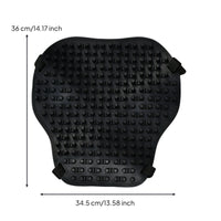 Silicone Seat Pad 3D Massage Motorcycle Seat Pad Motorcycle Saddle Cushion Shock-Absorbing Breathable for Motorcyclists