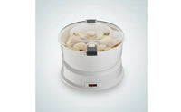 Electric Potato Skin Remover Countertop Vegetable Processor with Transparent Lid Kitchen Appliance Automatic for Home Cooks