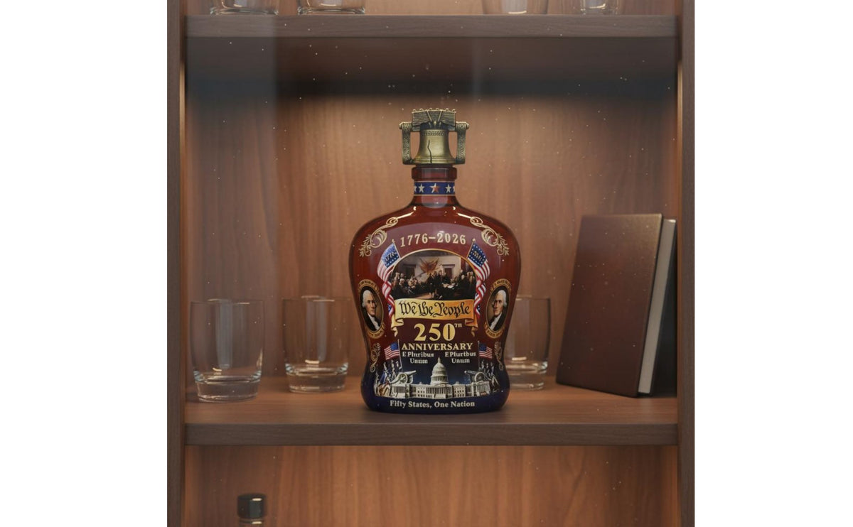 Anniversary Edition Themed Collectible Bottle Unique Gift Barware Display Piece Home Decoration for Collectors, Men, Man Cave