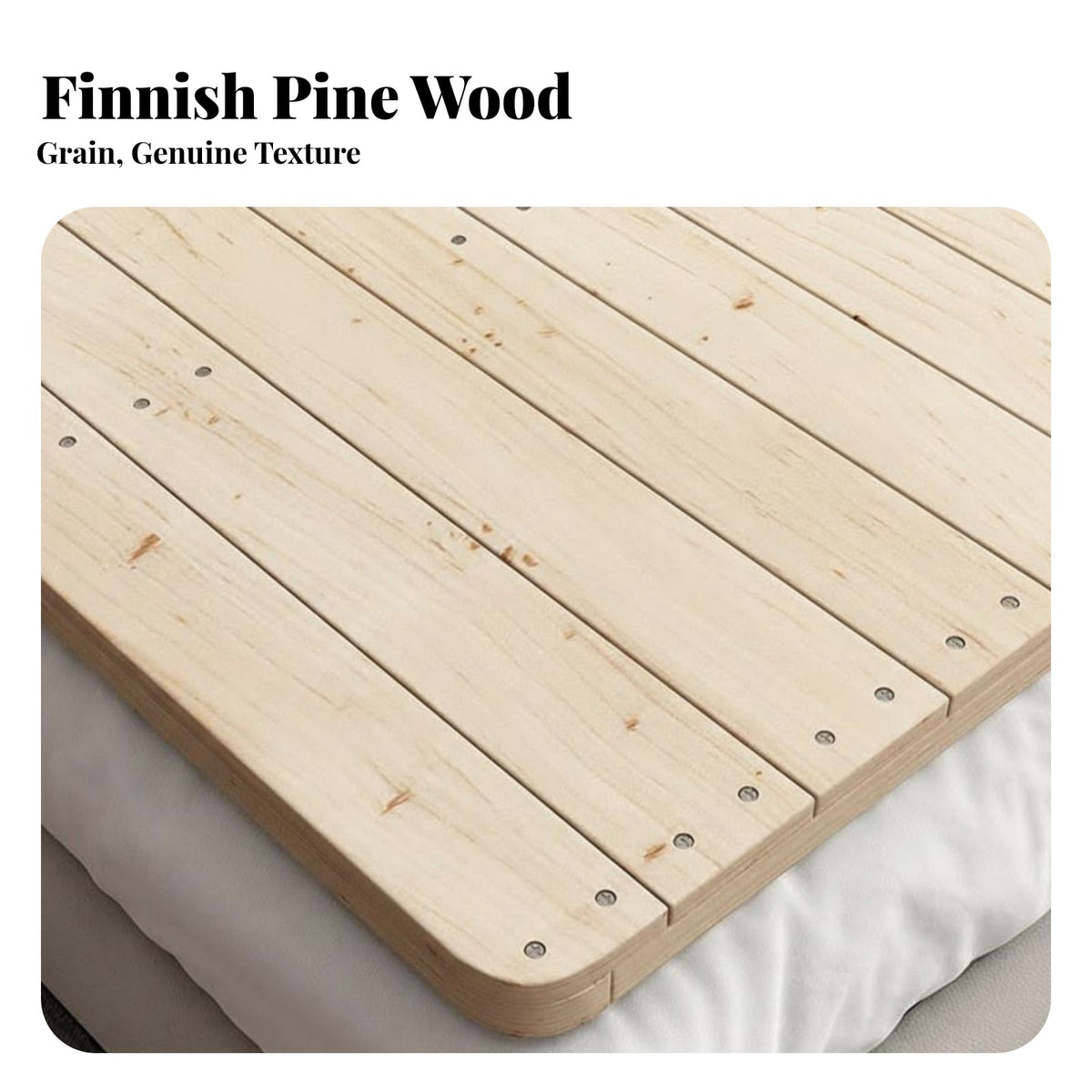 Foldable Wooden Bed Slats Glue Construction Wooden Slat system Anti-Sagging Mattress reinforcement for People with slumber Adults, Bedroom, Guest Room