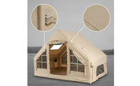 Triangular Inflatable Tent Inflatable Tent with Skylight Quick Setup Inflatable Cabin Tent Inflate Tear-Resistant for Camping