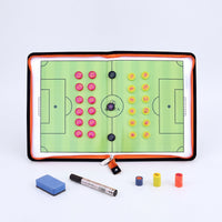 Soccer Board Foldable Soccer Coaching Board Zippered Portable for Coaches, Match Planning, Sideline