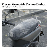 Anti-Slip Scooter Seat Cover All-Season Electric Bike Seat Cushion Sun Protection for Commuters, Cyclists, Cold Weather, Commuting, Outdoor