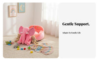 Upright Seating Support Plush creature Learn-to-Sit Chair Soft and Comfortable plush creatureShaped Sitting Trainer Anti-Slip Bottom Infant Floor Seat Skinpleasant for Toddlers, Expecting Mothers, Nursery, Feeding, Playroom, Living Room