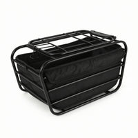 Metal Cycle Rear Pet Carrier Basket Secure Rear Rack Dog Carrier Sturdy Stable for Small Dogs, Young Dogs, Cats, Outdoor Trips, Commutes