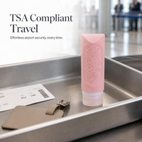 Silicone Petal Travel Bottles for Shampoo, Lotion, and Toiletries