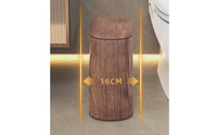 Narrow Slim Trash Can Minimalist Trash Can with Lid Compact Rectangular Waste Bin Easy to Clean for Kitchen