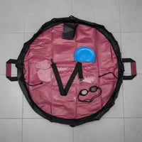 Portable Waterproof Changing Mat Bag Wet Clothes Storage Water Sports Changing Mat Bag 2-in-1 Foldable for Surfing, Diving, Swimming