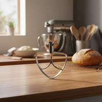 3 Pieces Heavy Duty Mixer Attachment Set Dishwasher Safe Stainless Steel Mixer Tools