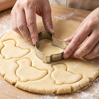 Easter Cookie Multiple Shapes Bunny Shaped Cookie Food Grade Stainless Steel Biscuit Stamper for Cooks, DIY Craft, Crafting, Infant Showers