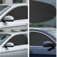 4 Pieces Easy to Install Car Side Window Sun Shade Opaque Car Window Screen Complete Blackout Panel Protection for Commuters