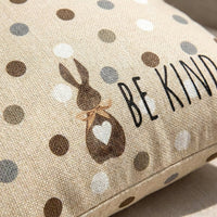 Easter Bunny Pillow Cover Holiday Gift Throw Pillow Cover Cottagecore Decor Easter Bunny Pillowcase for Decorators, Sofa, Bedroom