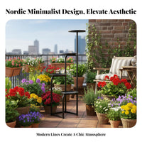 4-Tier Plant Stand Easy Assembly 4-Tier Vertical Rack Rustproof for Living Room
