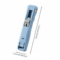 Push Clip Binder Space Saving Push Clip Stapler Strong Grip Paper Clamp for School