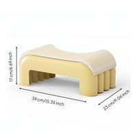 Anti-Slip Toilet Stool Compact Toilet Footstool Stable Squatting Stool Space-Saving for Family