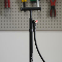 Portable Mountain Bike Shock Pump Leak-Proof Rear Shock Pump Aluminum Alloy for Trail Riding