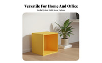Easy to Assemble Modular Bookcase Modern Design Cube Storage Organizer Minimalist Design Stackable Storage Cube Sturdy Construction for Students, Families, Parents, Study Room, Bedroom, Playroom, Closet