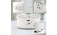 Electric Yogurt Maker Homemade Yogurt Maker with Glass Jars Appliance Healthy Single-Touch for Beginners, Kitchen, Countertop