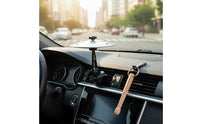 Adjustable Car Air Vent Cymbal Wooden Stick Vent-Mounted Cymbal Drum Screw Knob Dashboard Decoration Reflective