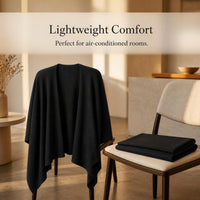 Lightweight Knit Sun Protection Shawl for Summer