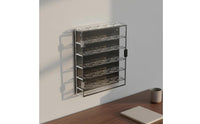 Acrylic coin Medal Display Case Dustproof Wall Mount Medal Display Cabinet  for Collectors, Veterans