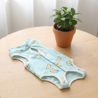 Post Surgery Cat Clothing, Geometric Polyester Recovery Suit, Anti Licking Post Weaning Cat Suit for Cat Recovery, Casual Style Unisex Apparel