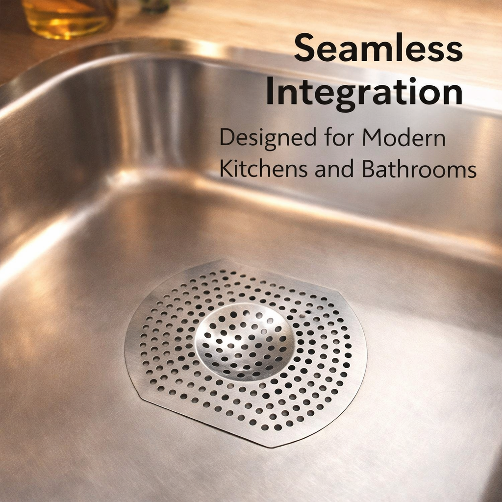 thickened aluminum floor drain , household shower cover, kitchen strainer, homeowner's essential , 13.6x11.3cm YJSY