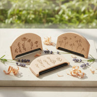 3 Pieces Compact Beech Wood Textile Comb Portable Sweater Comb Lightweight Manual Textile Defuzzer Long-Lasting for Travel