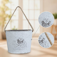 Wall Hanging Planter Rustic Hanging Wall Planter Antique Finish for Living Room
