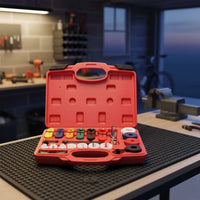 22 Pieces Petrol Line Disconnect Tool Set Low-Profile Quick Disconnect Tool Kit Molded for Mechanics, Home Garage