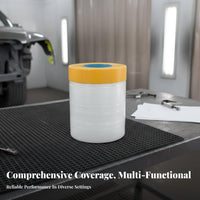 Pre-Taped Cover Ing Film Strong Adhesion Car Paint Protection Film Tape and Drape Roll Particles Proof Painters Plastic With