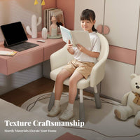 Multi-Purpose Vanity Makeup Chair Space-Saving Molded Plastic Side Chair space-efficient Design Upholstered Seating Ergonomic spinerest for Students, Young Adults, Home Decorators, Dorm Room, Study Area, Dressing Table, perusing corner