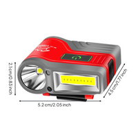Rechargeable waterproof LED cap light