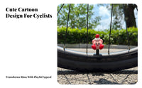 Tire Valve Stem Cap Easy to Install Decorative Valve Stem Cap for Anime Fans, Cyclists, Outdoor Biking, Daily Commute, Desk Decoration