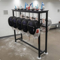 Fencing Rack Stand Rectangular Frame Fencing Gear Rack Blade Holder Stand Flat Top Shelf Sports Storage Hanging Rods