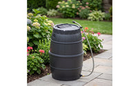 Outdoor Rain Barrel Connectable Rain Barrel with Hose Expandable Rainwater Collector Sturdy for Gardeners, Garden Irrigation