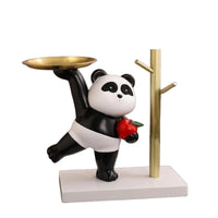 Panda Key Holder Panda Tray Organizer Easy to Clean House Decoration