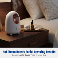 Nano Spray Facial Humidifier, Hot & Cold Dual Spray, Deep Hydration, Home Skincare Device