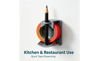 Wall-Mounted Tape Dispenser Compact Wall Tape Dispenser Convenient for Kitchen
