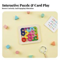 Early Learning Wooden Number Matching Game Parent-Child Bonding Child-Centered Number Matching Game Develops Fine Movement Skills Educational Toy Improves Hand-Eye Coordination for Preschoolers, Kids, Classroom
