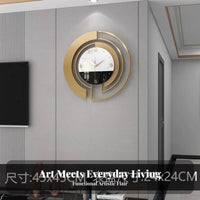 Modern Decorative Clock Elegant Design Modern Artistic Clock Battery Operated Artistic Timepiece