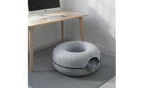 All-Season Use Cat Tunnel Bed Easy to Clean Felt Cat Tunnel Bed Detachable Design Scratch-Resistant for Kittens, Small Pets