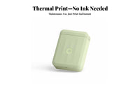 Waterproof Labels Portable Thermal Printer App Control Mini Thermal Labeler Bluetooth Connectivity Label Device Rechargeable Battery for Home Organizers, Teachers, Small Business Owners, School, Kitchen, Storage, Retail Shop