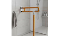 Heavy Duty Toilet Support Bar Rustproof Anti-Slip Shower Grab Bar Wall Mounted Bath Aid for Seniors